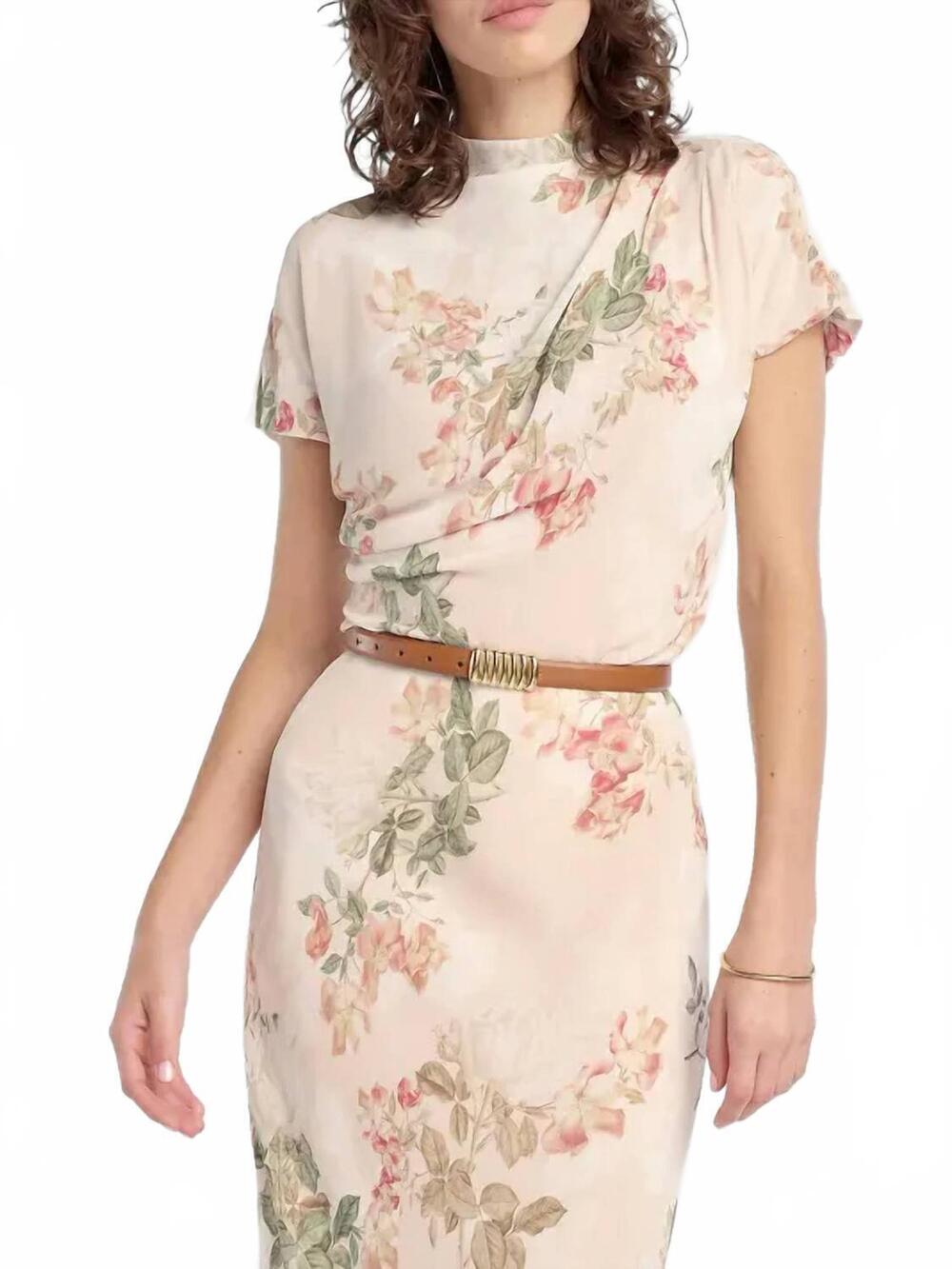 NEW FAVORITE DAUGHTER graceful top in light peach roseg